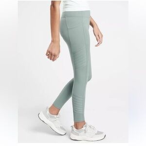 Athleta Sz Large Delancey Moto Tight Leggings • NWT!
